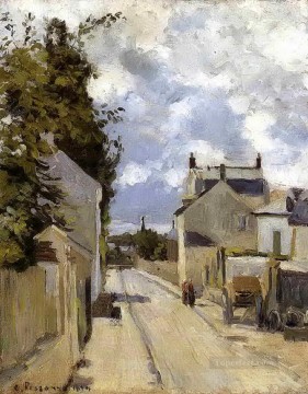エルミタージュ・ポントワーズの通り 1874年 カミーユ・ピサロ Oil Paintings
